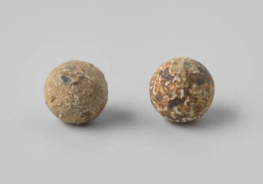 Musket Balls from the Wreck of the East Indiaman Hollandia