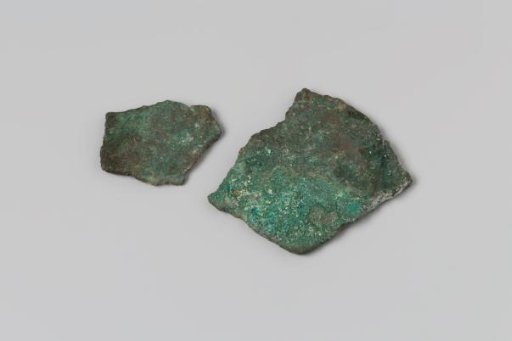 Fragments of copper from the wreck of the East Indiaman Hollandia