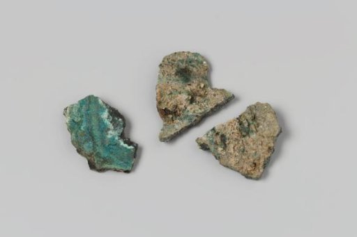 Copper fragments from the wreck of the East Indiaman Hollandia