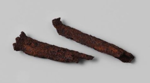 Fragment of iron strips from the wreck of the East Indiaman Hollandia