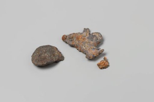 Lead fragments from the wreck of the East Indiaman Hollandia