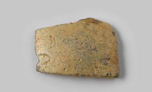 Sherd of a wine bottle from the wreck of the East Indiaman Hollandia