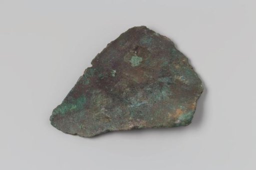 Copper fragment from the wreck of the East Indiaman Hollandia