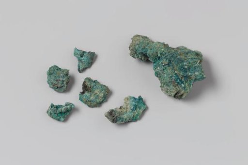 Copper fragments from the wreck of the East Indiaman Hollandia