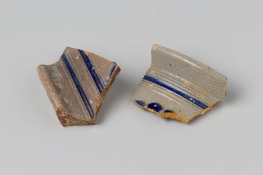 Rim fragments of pots from the wreck of the East Indiaman Hollandia