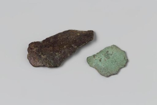 Fragments of copper from the wreck of the East Indiaman Hollandia