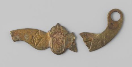 Screw plate fragments of a musket from the wreck of the East Indiaman Hollandia