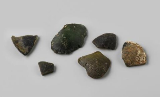 Fragments of wine bottles from the wreck of the East Indiaman Hollandia