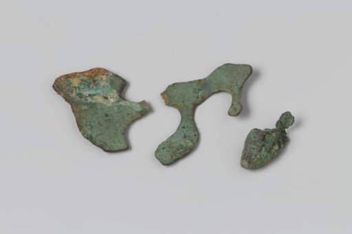 Copper fragments from the wreck of the East Indiaman Hollandia