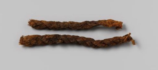 Two fragments of rope from the wreck of the East Indiaman Hollandia