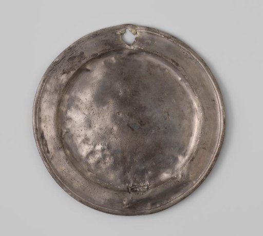 Pewter plate from the wreck of the Dutch East Indiaman Hollandia