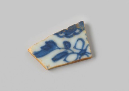 Shard of a dish from the wreck of the East Indiaman Hollandia