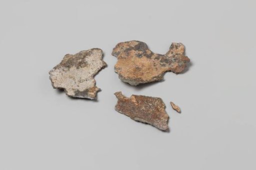 Tin fragments from the wreck of the East Indiaman Hollandia