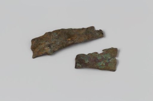 Copper fragments from the wreck of the East Indiaman Hollandia