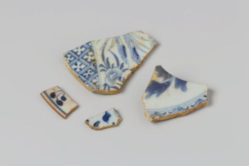 Shards of Plates from the Wreck of the East Indiaman Hollandia