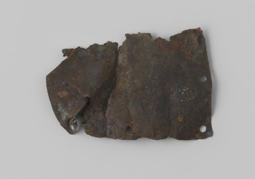 Kolf plate of a musket from the wreck of the East Indiaman Hollandia