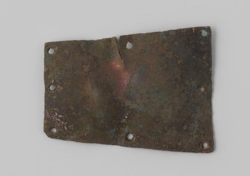 Kolf plate of a musket from the wreck of the East Indiaman Hollandia