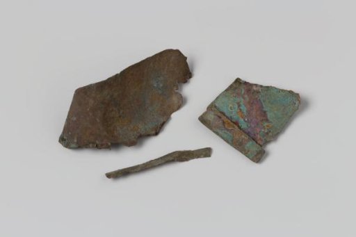 Fragments of copper from the wreck of the East Indiaman Hollandia