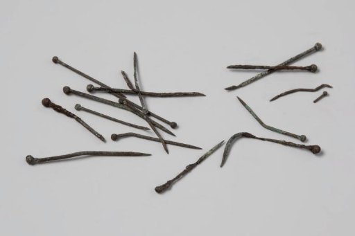 Pins from the wreck of the East Indiaman Hollandia