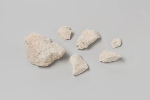 Fragments and debris of plaster from the wreck of the East Indiaman Hollandia