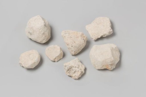 Fragments and debris of plaster from the wreck of the East Indiaman Hollandia
