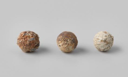 Musket Balls from the Wreck of the East Indiaman Hollandia