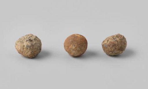 Musket Balls from the Wreck of the East Indiaman Hollandia
