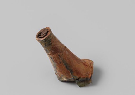 Neck with cork of a wine bottle from the wreck of the East Indiaman Hollandia