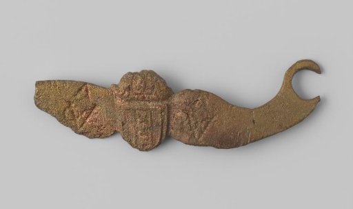 Fragment of a screw plate from a musket from the wreck of the East Indiaman Hollandia
