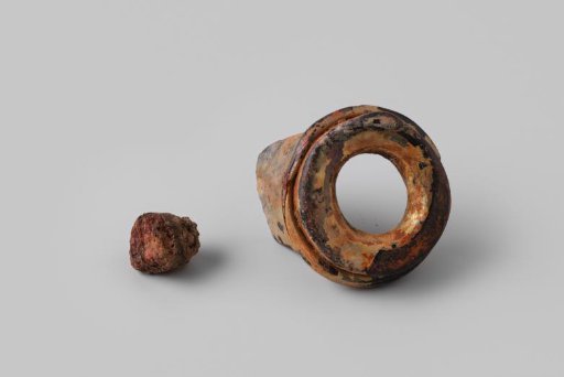 Cork neck of a storage bottle from the wreck of the East Indiaman Hollandia