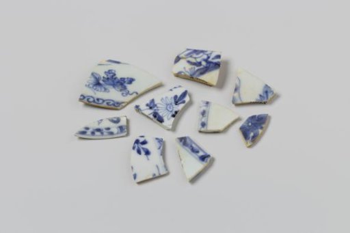 Shards of Plates from the Wreck of the East Indiaman Hollandia