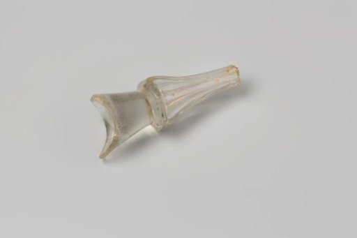 Faceted stem of a flute glass from the wreck of the East Indiaman Hollandia