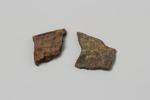 Copper fragments from the wreck of the East Indiaman Hollandia
