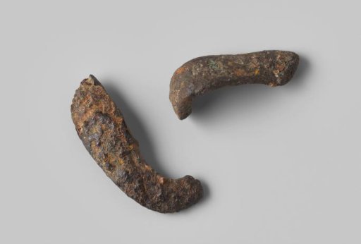 Fragments of a buckle from the wreck of the East Indiaman Hollandia
