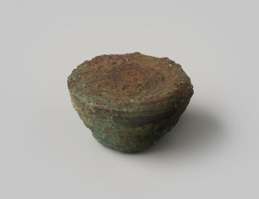 Corroded sealing weight from the wreck of the Dutch East Indiaman Hollandia