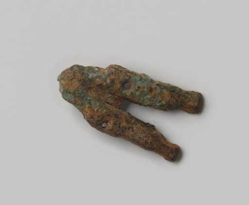 Hinge of a lead seal from the wreck of the East Indiaman Hollandia