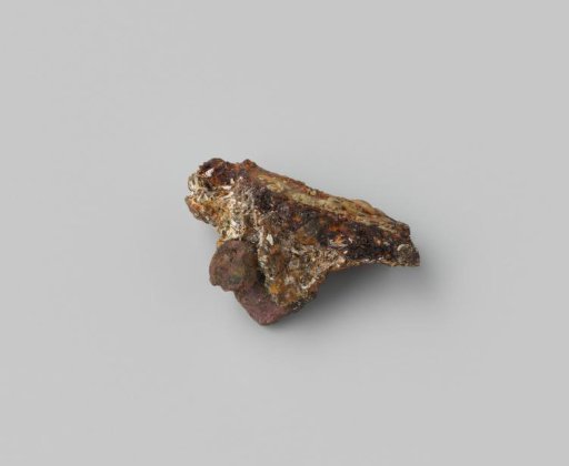 Rivet in concrete from the wreck of the East Indiaman Hollandia