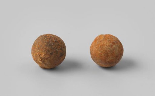 Musket balls from the wreck of the East Indiaman Hollandia
