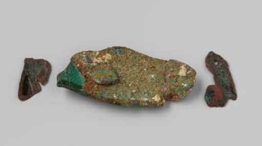 Fragments of copper from the wreck of the East Indiaman Hollandia
