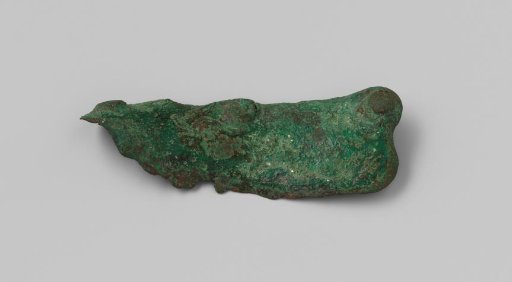 Fragment of copper plate work with rivets from the wreck of the East Indiaman Hollandia