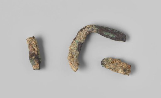 Fragments of a shoe buckle from the wreck of the East Indiaman Hollandia