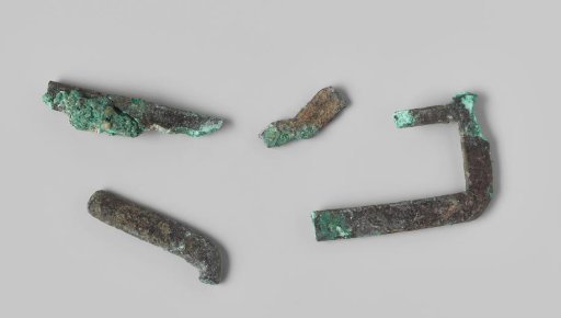 Fragments of a buckle from the wreck of the East Indiaman Hollandia