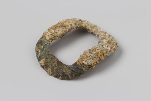 Shoe buckle from the wreck of the East Indiaman Hollandia