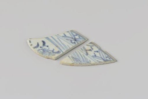 Fragment of a Plate from the Wreck of the East Indiaman Hollandia