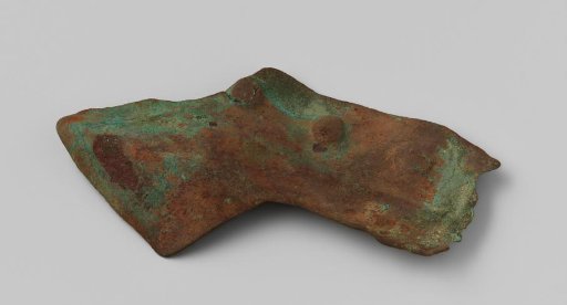 Fragment of a Copper Plate with Rivets from the Wreck of the East Indiaman Hollandia