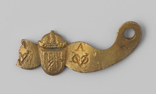 Fragment of a screw plate from a musket from the wreck of the East Indiaman Hollandia