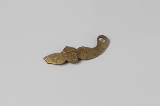 Fragment of a screw plate from a musket from the wreck of the East Indiaman Hollandia