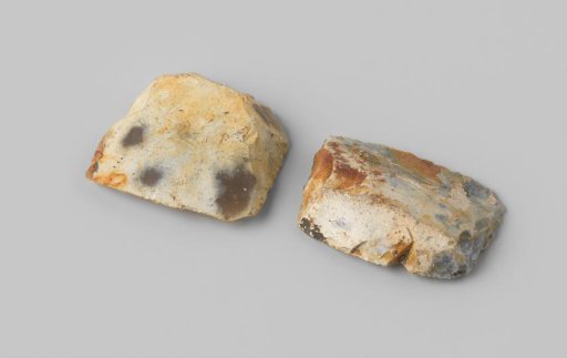 Flintlocks from hand weapons from the wreck of the East Indiaman Hollandia