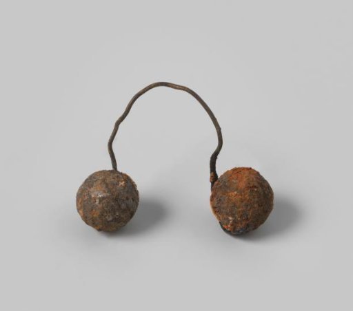 Chain shot from the wreck of the East Indiaman Hollandia