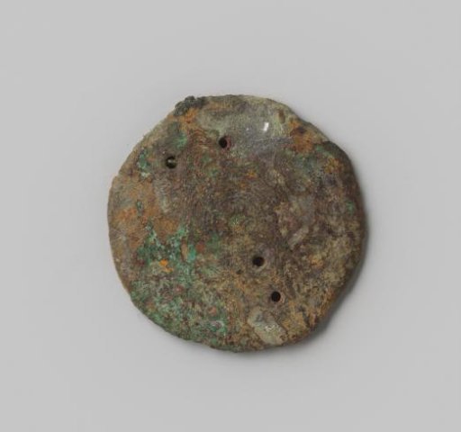 Lid of a sealing weight from the wreck of the East Indiaman Hollandia